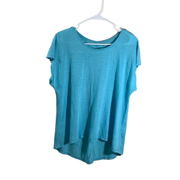 Eileen Fisher Tops - Eileen Fisher Linen Scoop Neck Short Sleeve Tee